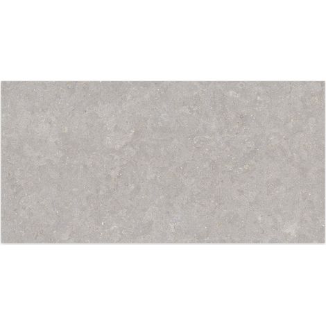 Carrelage effet Pierre Gris Cendré 120x60x0,9 cm In&Out Belmorin - Sol et mur intérieur et Sol extérieur (vendu par carton de 1,44 m²) - RO'MA CARRELAGE