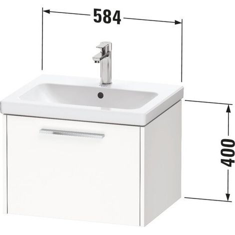DURAVIT DC4665010HG0000 D-Code WTU Support mural extractible 1 (1/2)