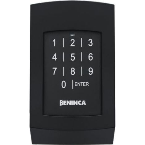 Beninca – Clavier électronique pour automatisation sans câblage – 254 codes différents – Compatible HCS, ARC et fixe – Installation facile (1/2)