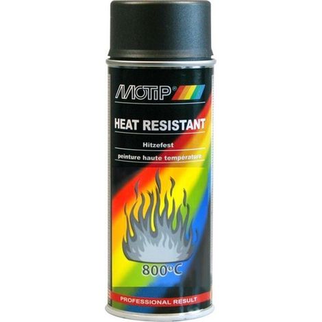 Bombe de peinture Motip Anthracite haute température 800° 400ml