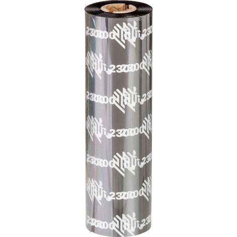 Zebra 2300 Performance Wax nastro termico 74 m Nero