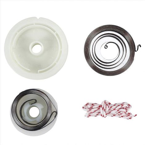 Kit de réparation de poulie de ressort de rappel et de corde pour tronçonneuses à essence 5200, 52 cc et 58 cc (moteurs chinois), 5800 (1/5)