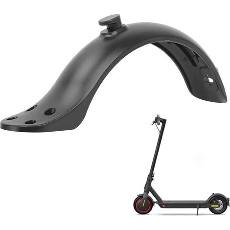 Garde-Boue Arrière pour Scooter Électrique, Support de Protection Résistant aux Éclaboussures avec 4 Trous en ABS Léger pour Trottinette Électrique Accessoire de Remplacement (1/5)