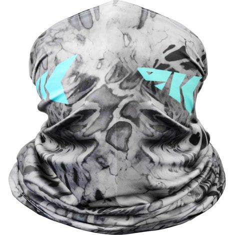 Outdoor Cycling Face Mask - UV Sun Protection Bib for Fishing, Hiking (Grey)
