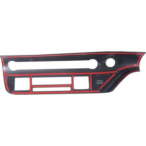 1 pair Color: Carbon fiber structure Material: ABS Fits Hyundai KONA 2024+ center console LCD screen.--DTEKGAZ