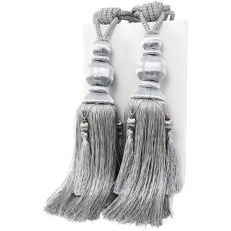 Ensemble de 2 lanternes, boule unique, pompon, boucle de rideau, sangle de suspension, embrasse, cordon de lanterne, boucle tissée à la main, attache de rideau, décoration de fenêtre pour la maison (1/5)