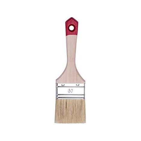 HARDY WORKING TOOLS Set de pinceaux Plats 5 pieces, 5 pieces - 60 mm de Largeur, Pinceaux a Peindre Set avec Manche en Bois, Pinceaux Vernis Serie 40, 5PCS, Set de pinceaux A0202-400525 (1/4)