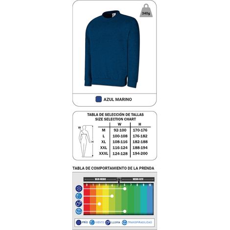 FPLUS marca sudadera azul marino m 1288jsam , marca sudadera azul marino m 1288jsam