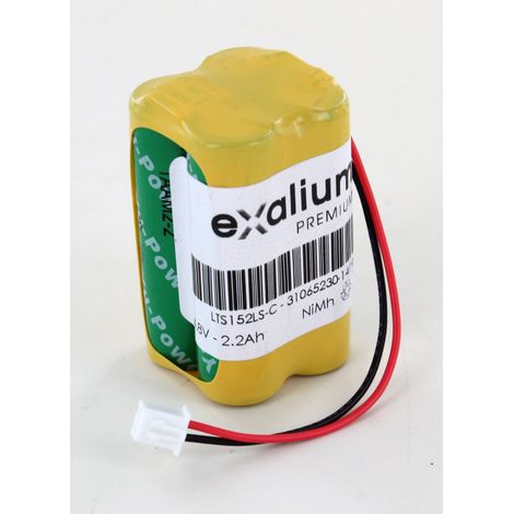 BATTERIE 4.8V 2.2AH NI-MH POUR LITHONIA D-AA650BX4