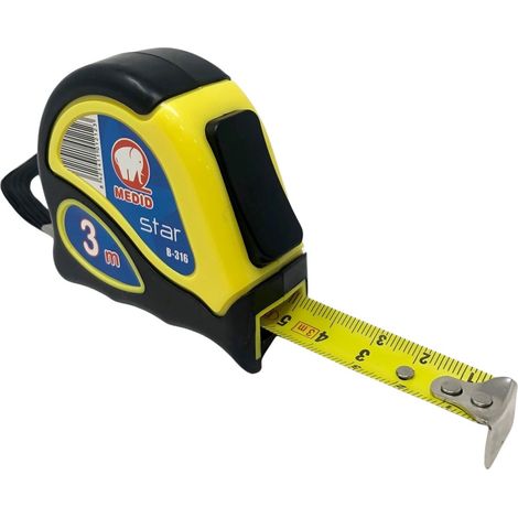 -CAHERSA- FLEXOMETRO BI-MATERIAL 8M MEDID HERRAMIENTA DE CALIDAD (1/2)