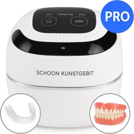 Nettoyeur ultrasonique professionnel – Nettoyage de prothèses dentaires et de bijoux – Pour aligneurs, Invisalign, appareils orthodontiques et autres bijoux – Nettoyage en profondeur à 45 000 Hz (1/5)