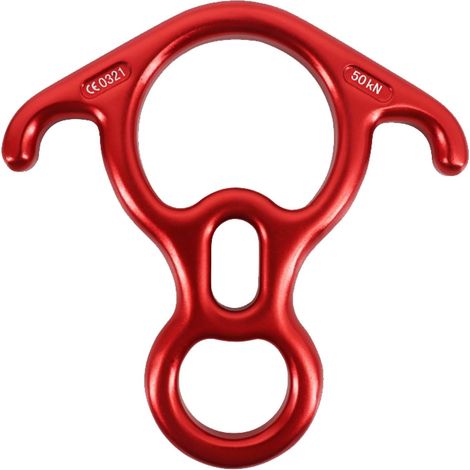 35 kN/50 kN Abseilausrüstung, Abseilgerät, Abseilseil, Achterseil zum Abseilen und für Outdoor-Aktivitäten