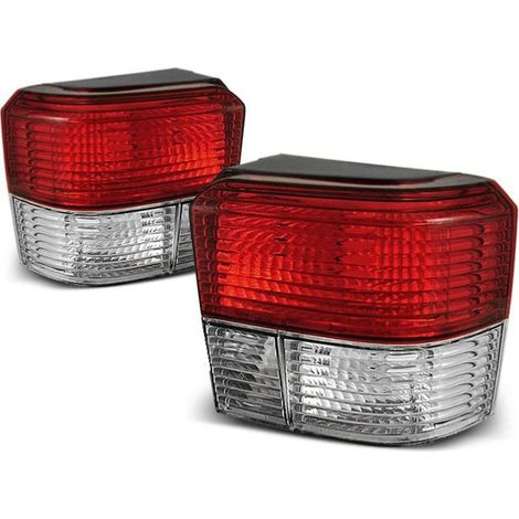Paire de feux arriere VW T4 90-03 rouge blanc-27336519 (1/2)