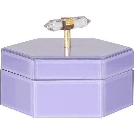 Boîte de rangement élégante violette (1/5)