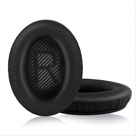 Coussinets d'oreille noirs pour casques QC35 et QC35 II - Pièces de rechange (1/5)