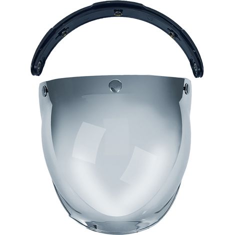 Visière anti-vent à bulles à 3 boutons-pression pour casque de moto Biltwell Gringo&Bonanza (1/5)