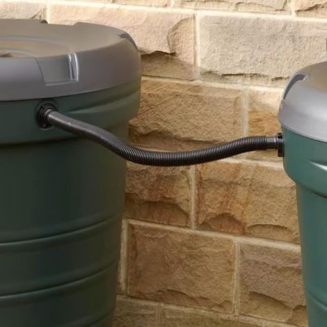 50cm Water Butt Linking Kit Connect Water Butts Rainwater Tanks Hose Pipe (1/5)