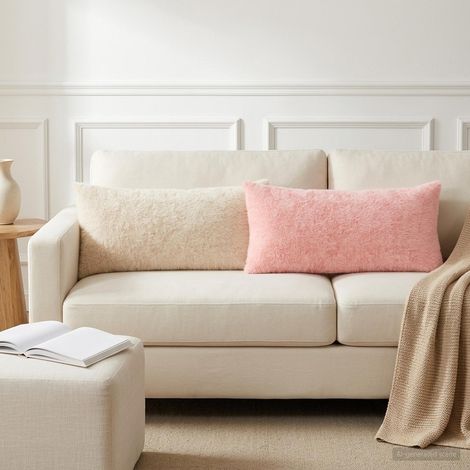 Housse de coussin 2 pc HEERLEN Rose 40 x 70 cm (1/5)