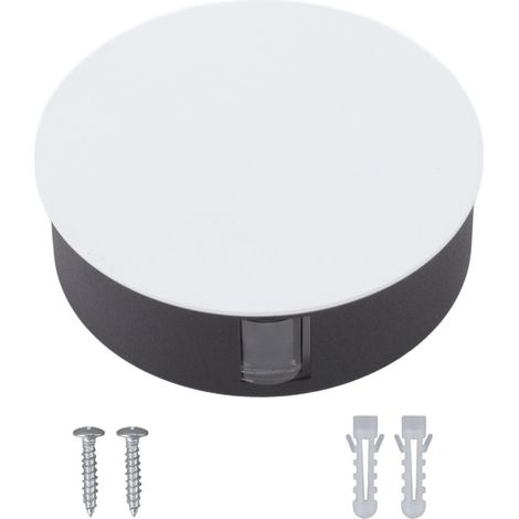 Moderne LED-Außenwandleuchte aus Aluminium, Beleuchtung für Garten, Flur, Schlafzimmer, 6 W, Weiß, AC 85–265 V (1/5)