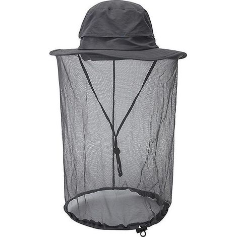 Chapeau de protection anti-moustiques pour homme et femme, avec filet de protection, adapté au jardinage, à la randonnée et à la pêche, protection solaire, aéré et respirant