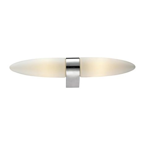 Applique miroir salle de bain Kaja Aqua chrome 2xE14