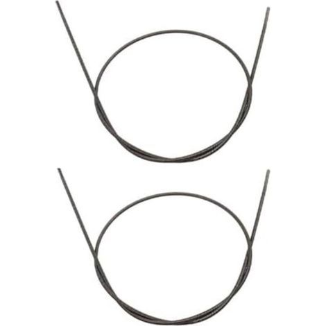 Lot de 2 tiges d'entraînement flexibles pour débroussailleuse Stihl FS55 FS85 FS75 FS80 1,44 m Pièce rechange 4130 711 3210 - (1/3)