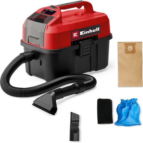 Einhell Akku-Nass-Trockensauger TE-VC 18/10 Li-Solo Power X-Change (18 V, 10 L Tank, inkl. 2 m-Schlauch, Fugen-/Bürstendüse + Polster-/Universaldüse, ohne Akku) (1/5)