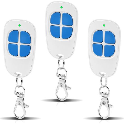 3 x AAM0049 Télécommande Portail et Garage – Compatible 433,92 MHz – 4 Canaux – Code Secret Tournant (1/5)