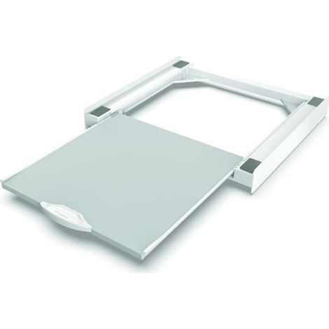 Kit universale di impilamento per lavatrice e asciugatrice + supporto retrattile, Meliconi, Torre Pro (1/5)