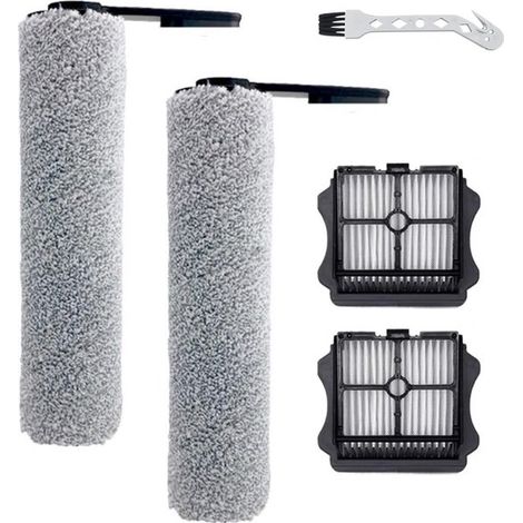 Kit d’accessoires – 5 pièces – Compatibles avec certains aspirateurs – 2 rouleaux et 2 filtres HEPA – Entretien (1/5)