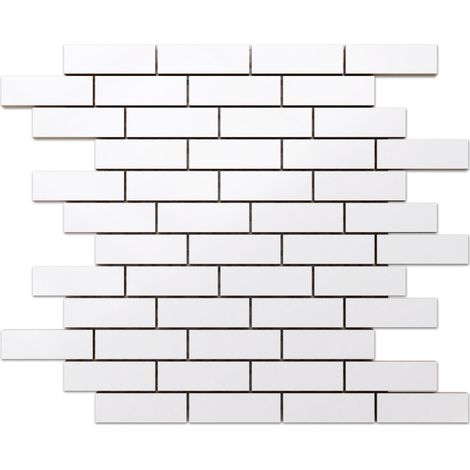 Ilcom mosaico in ceramica per bagno o cucina 37.3cm x 29.8cm -Brick's waterfall (1/5)