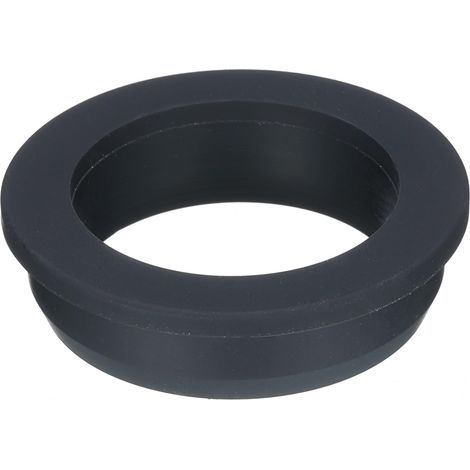 Support D'Œillet En Caoutchouc de Type T Dia 51.3mm ID 40mm Noir (1/5)