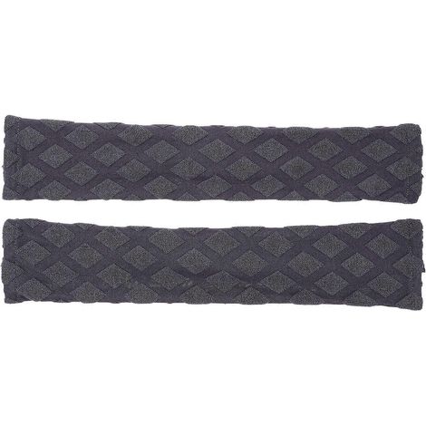 Lot de 2 housses amovibles pour accoudoirs de chaise de bureau, housses de protection élastiques-40X7X1CM-Dark Grey