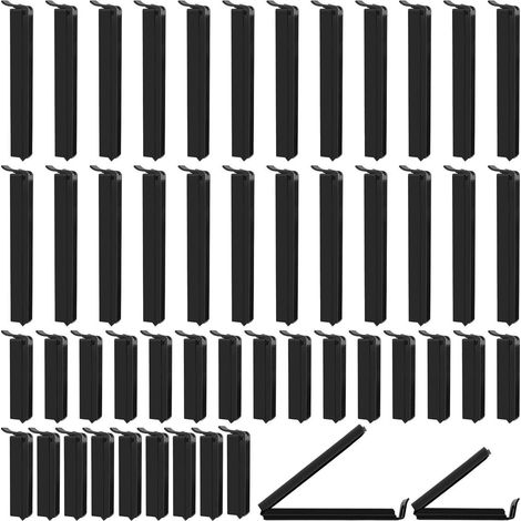 40x Yoosso Verschlussclips Lebensmittel Clips Schwarz 6cm/11cm für Kaffee (1/5)
