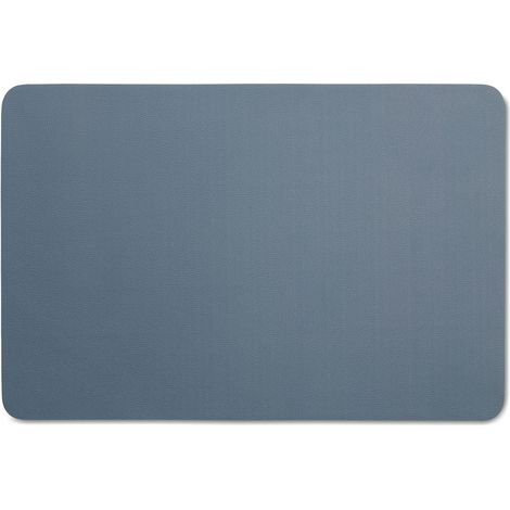 Tovaglietta Kela in ecopelle 45x30 cm grigio scuro (1/2)