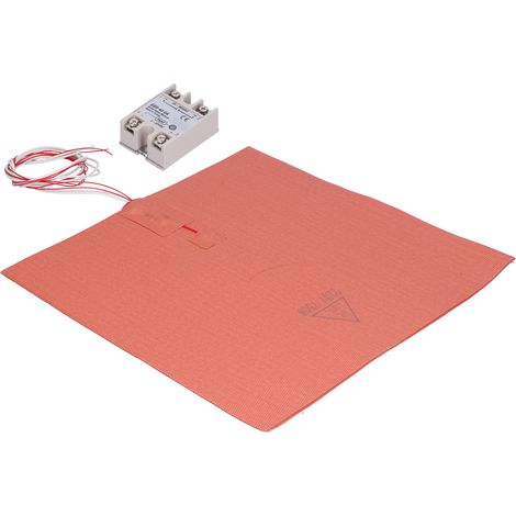 Silikon-Heizmatte für Heizbett 330x330mm 220V 750W mit Halbleiterrelais für VORON 3D-Drucker (1/5)