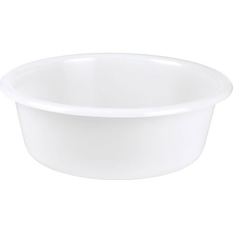Runde Schüssel 32cm 5l Weiß Lebensmittel - Aluminium und Kunststoff