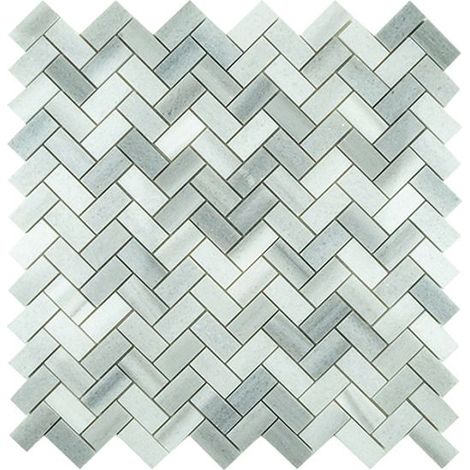 Chevron Pulido Mármol Marmara en Mosaico - Alta Calidad para Suelos y Paredes (1/2)