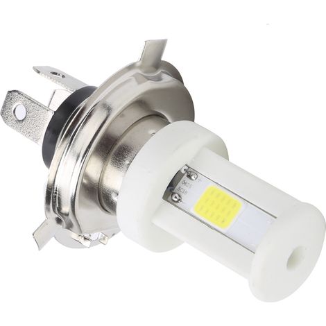 H4 LED Motorrad-Scheinwerferlampe, Fern-/Abblendlicht, weißes Licht, 1080 lm, 6500 K, Motorrad-Frontlampe, 9–12 W
