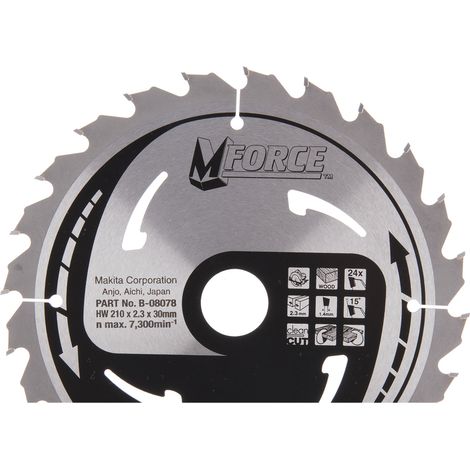 Makita Kreissägeblatt, MFORCE 210 x 30 mm • 24 Zähne (1/3)