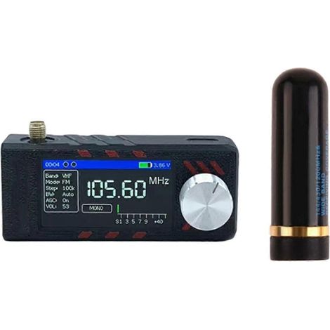 Radio ATS MINI SI4732 à bande complète avec antenne HF SW MW VHF-- (1/5)