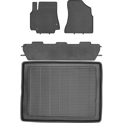 Citroen Berlingo II Kombivan von 2008–2018 SET – Gummi-Automatten + Kofferraummatte (1/5)