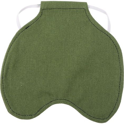 Protecteur de Plumes pour Poules - Tablier Anti-Picage Double Épaisseur (20x19,5 cm) Vert (1/5)