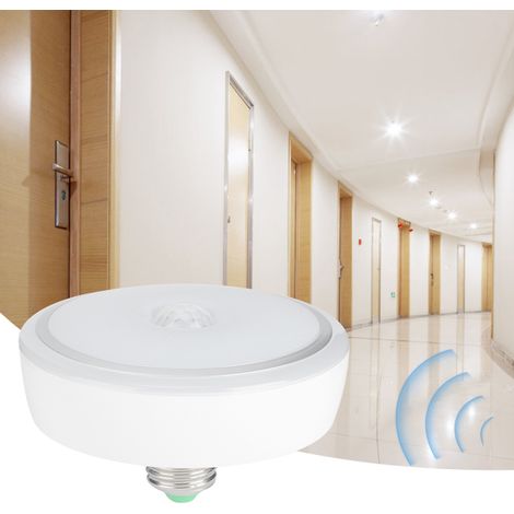 Lampe avec détecteur infrarouge 15W E27, plafonnier à détection lumineuse, AC85-265V (1/5)