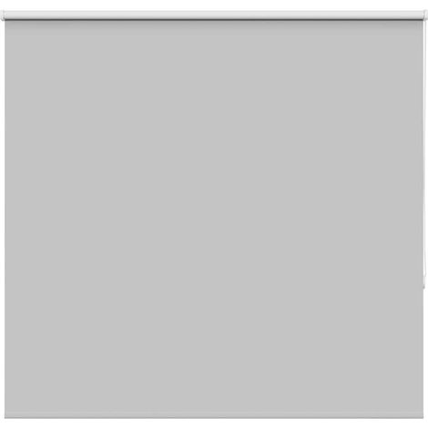 Verdunkelungsrollo Hellgrau 145x175cm Stoffbreite 141,6cm