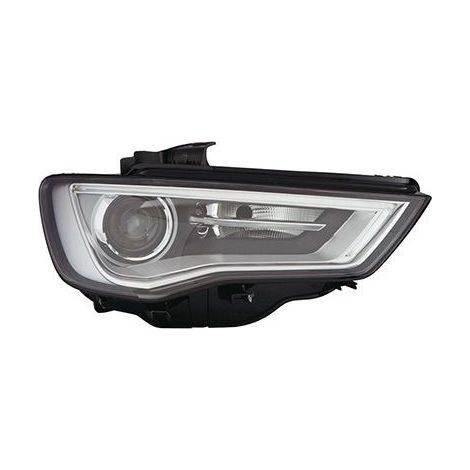 Phare avant droit bi-xénon chromé Audi A3 et A3 Sportback 8V phase 1 2012-2016