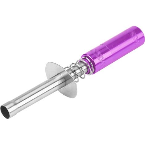 Bougie d'allumage en aluminium pour voiture nitro RC HSP échelle 1/10, couleur violette, fixation adaptée, lot de pièces pour modèle RC (1/5)