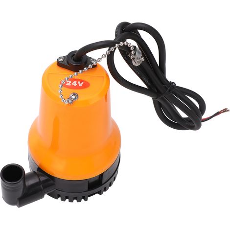 Pompe submersible DC 24V, aspiration 25mm, refoulement 3-5m, débit élevé, irrigation agricole, moteur électrique (1/5)