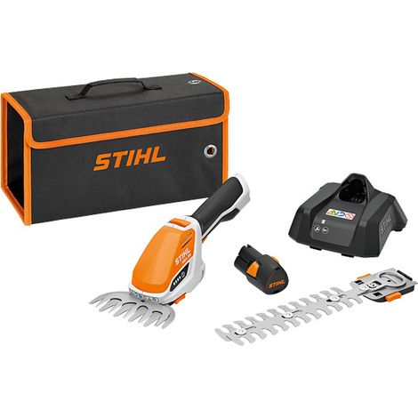 Rifinitore a batteria STIHL HSA26 10.8V lunghezza lama 20 cm  Macchina + batteria + caricabatteria (1/10)