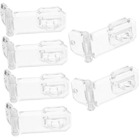 MAGICLULU Lot de 6 fermoirs en acrylique pour charnières boîtes (1/5)